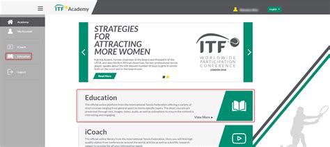 itf academy online courses.